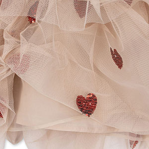 Платье феи Konges Slojd "Yvonne Coeur Sequins", сверкающие сердца